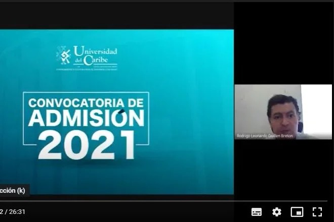 Anuncia universidad del caribe  su convocatoria de ingreso 2021