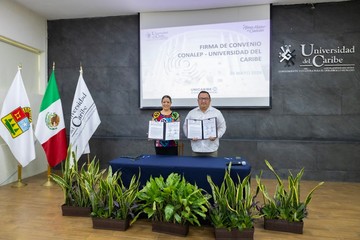 La Unicaribe y Conalep QRoo firman convenio en beneficio de 15 mil estudiantes