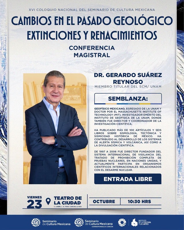 Conferencia Magistral: "Cambios en el pasado geológico. Extinciones y renacimientos"